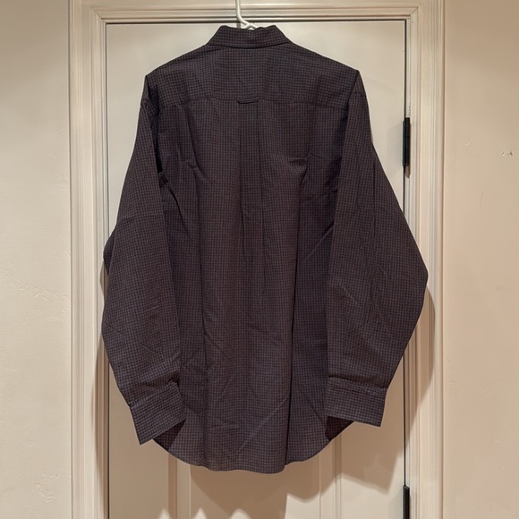 NWT Nautica Windy Charcoal Flannel 55% cotton 45% Tencel pocket shirt Men’s M - Picture 6 of 11